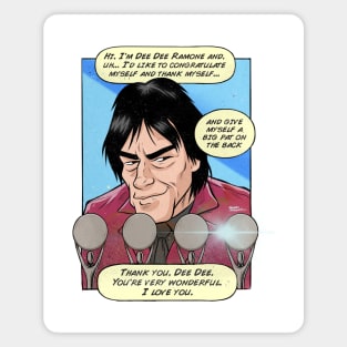 Dee Dee Ramone - Hall of Fame Speech Magnet